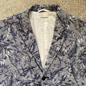 Ones Stroke Tokyo Size 6 Floral Blazer Suit Jacket Cotton Made in Japan
